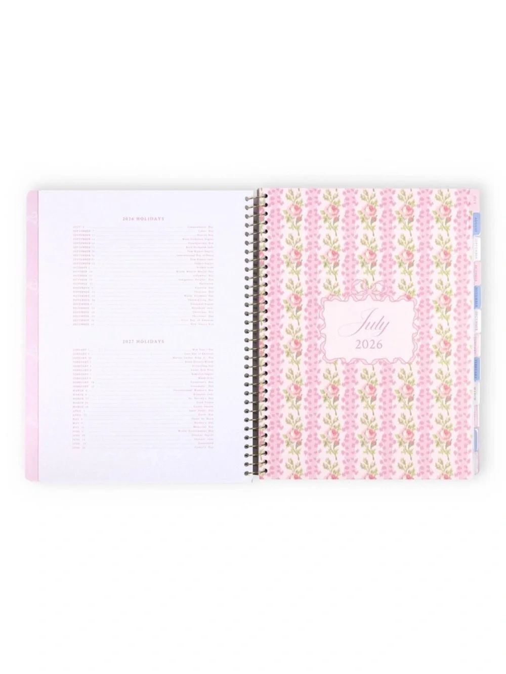 LoveShackFancy x Target~Yoobi Everblooming Rosettes Monthly & Weekly Planner